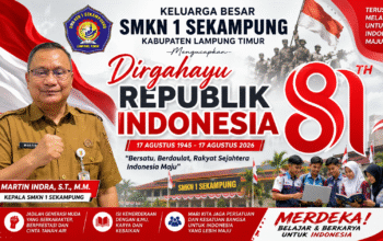 Semarak HUT RI ke-81, SMKN 1 Sekampung Kobarkan Semangat Kemerdekaan