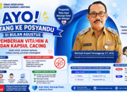 Dinkes Bandarlampung Ajak Orang Tua Datang ke Posyandu Selama Bulan Agustus, Balita Dapat Vitamin A dan Kapsul Cacing