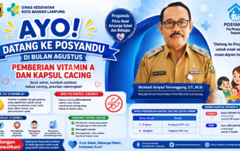 Dinkes Bandarlampung Ajak Orang Tua Datang ke Posyandu Selama Bulan Agustus, Balita Dapat Vitamin A dan Kapsul Cacing