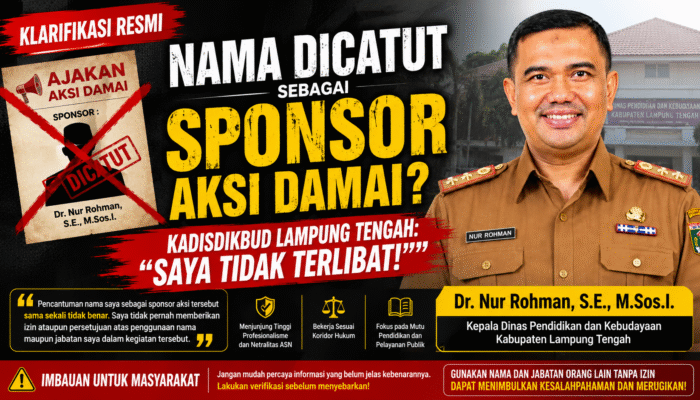 Nama Dicatut sebagai Sponsor Aksi Damai, Nur Rohman : “Saya Tidak Terlibat”