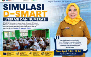 SMAN 1 Kalianda Gelar Simulasi D-Smart Literasi dan Numerasi, Perkuat Kesiapan Siswa Hadapi Asesmen