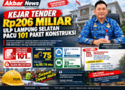 Kejar Tender Rp206 Miliar, ULP Lampung Selatan Pacu 101 Paket Konstruksi