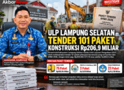 Rp206,9 Miliar Tuntas Ditender! 101 Paket Konstruksi Lampung Selatan Kini Masuk Tahap Pelaksanaan