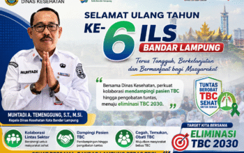 HUT ke-6 ILS Bandar Lampung, Dinkes Perkuat Kolaborasi Pendampingan Pasien TBC Menuju Eliminasi 2030
