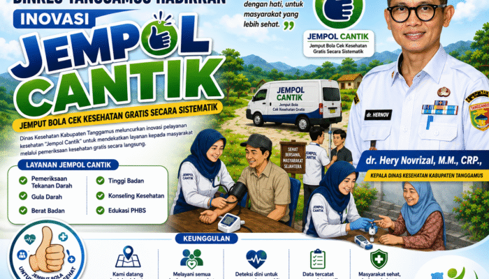 Dinkes Tanggamus Hadirkan Inovasi “Jempol Cantik”, Jemput Bola Cek Kesehatan Gratis