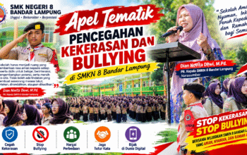 SMKN 8 Bandar Lampung Gelar Apel Tematik Cegah Kekerasan dan Bullying